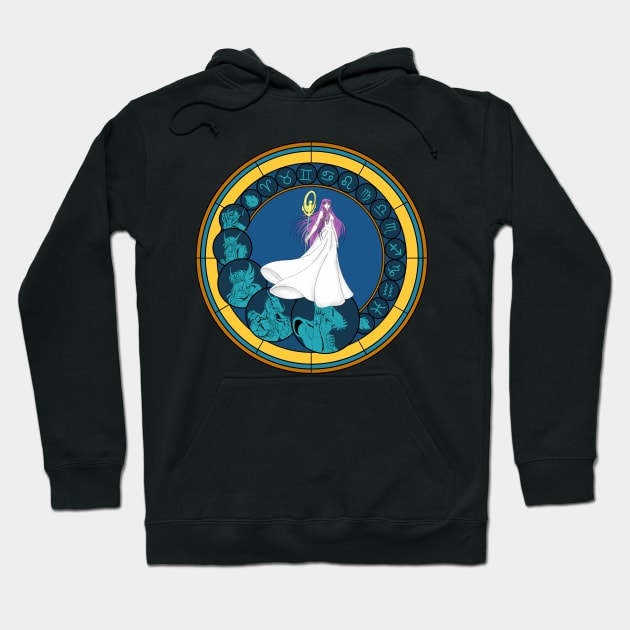 Athena Stained Glass Hoodie by Nykos